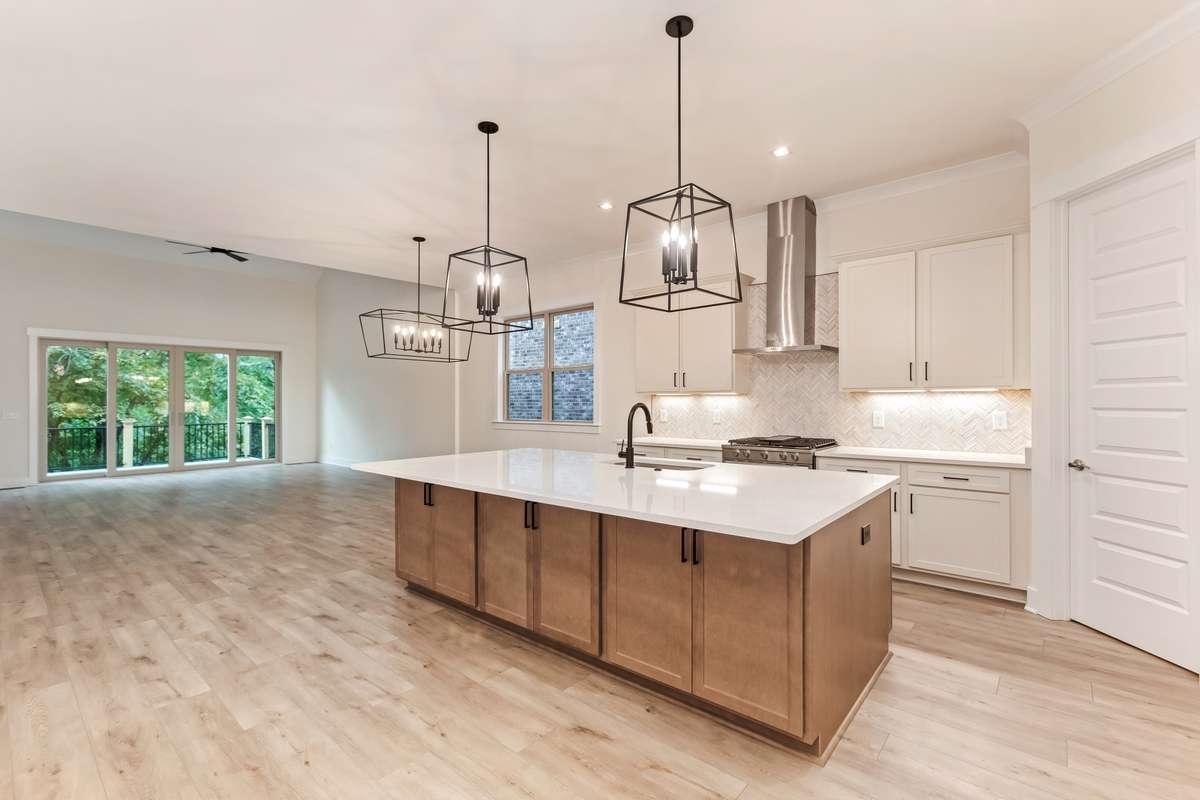 Open Concert kitchen and great room.