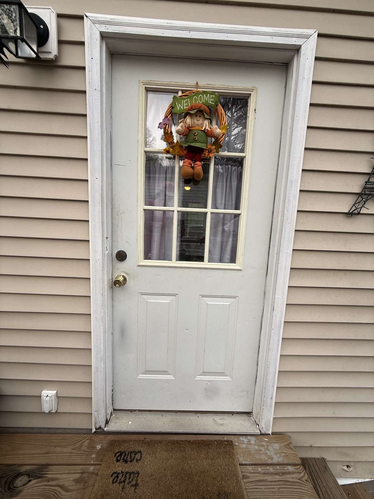 Back door for the tiny house.