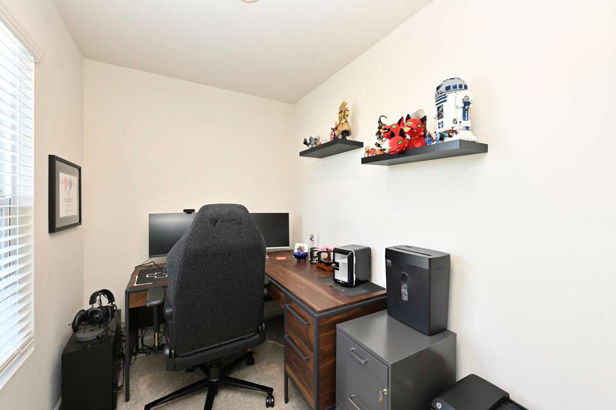office upstairs with lots of privacy to get work done