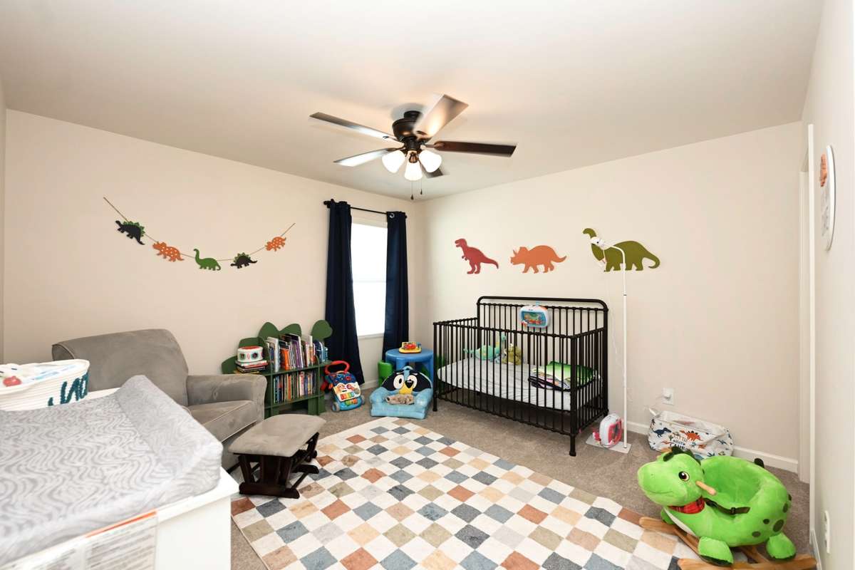 This is just one of 3 bedrooms upstairs with a walk in closet