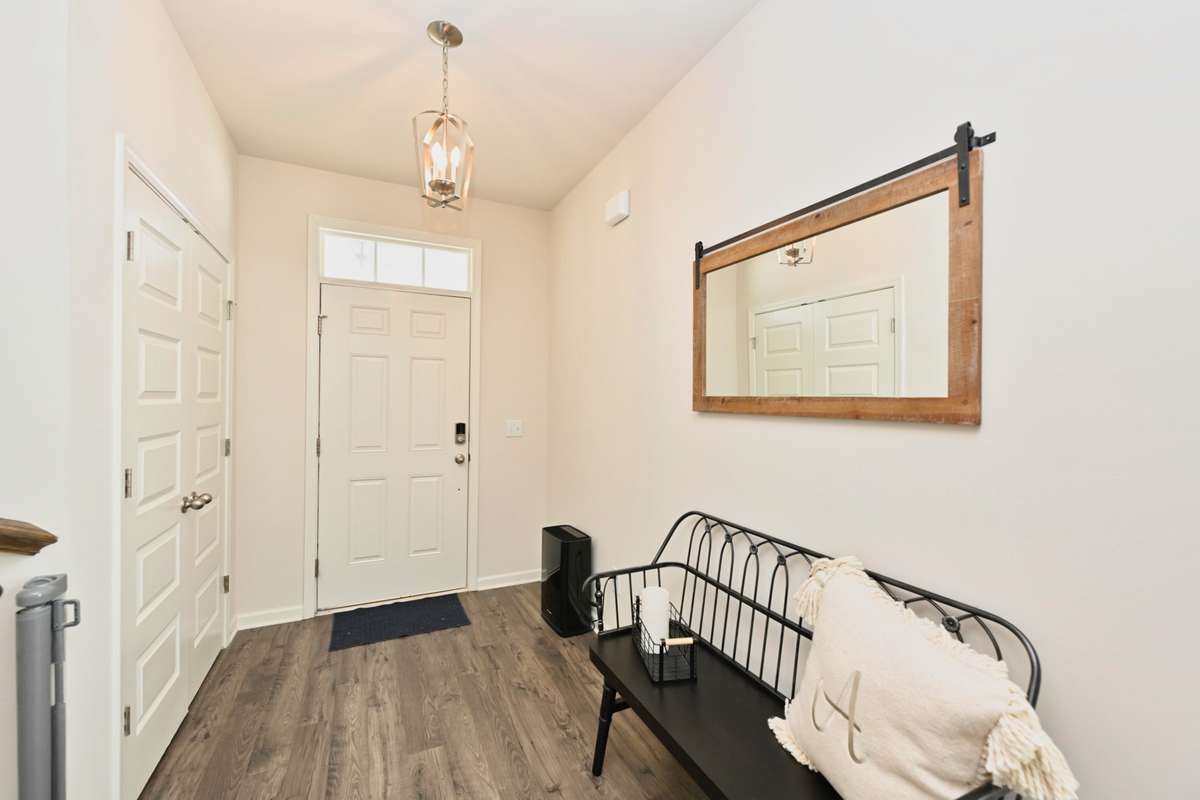Open and inviting entry.