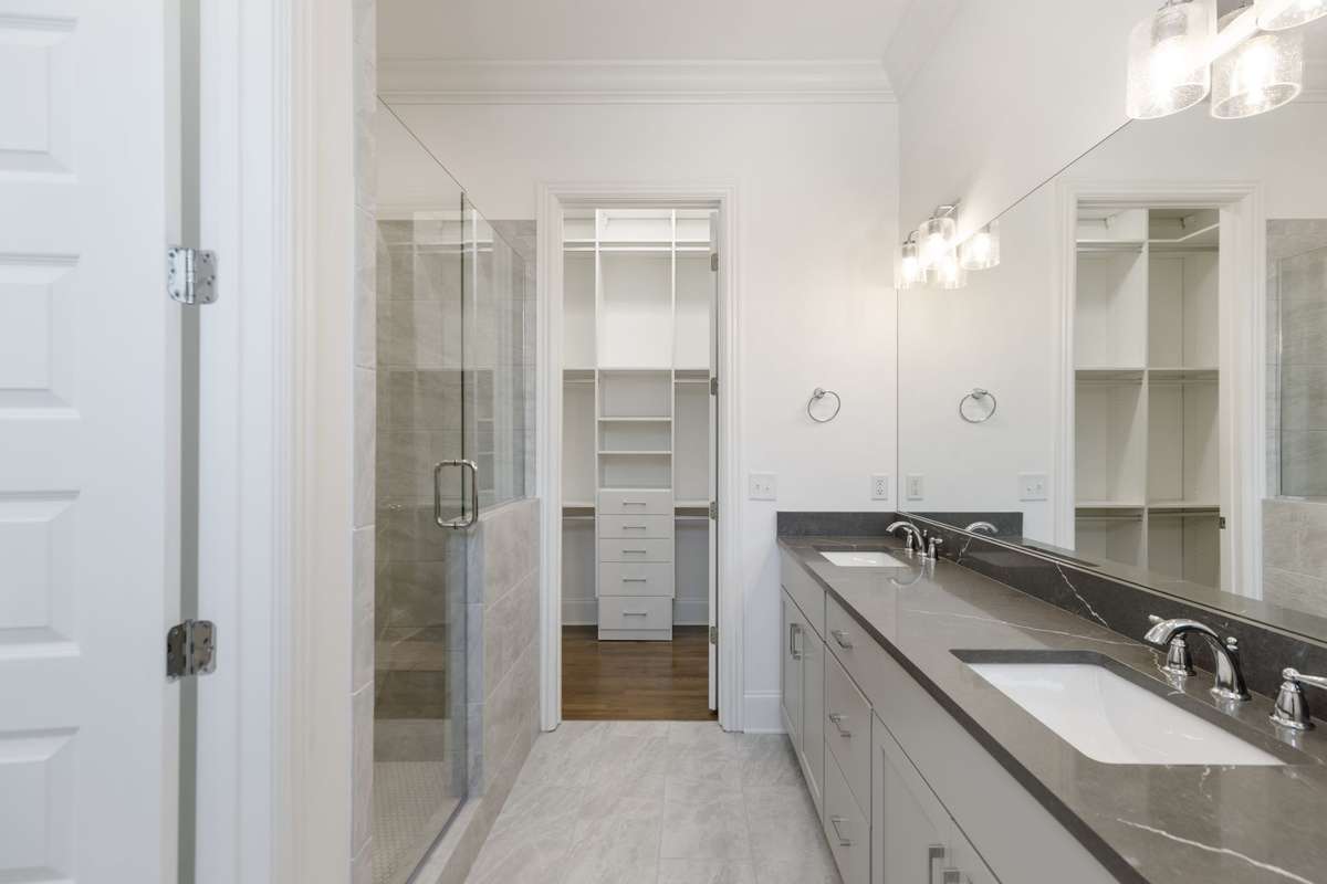 New countertops and California closets
