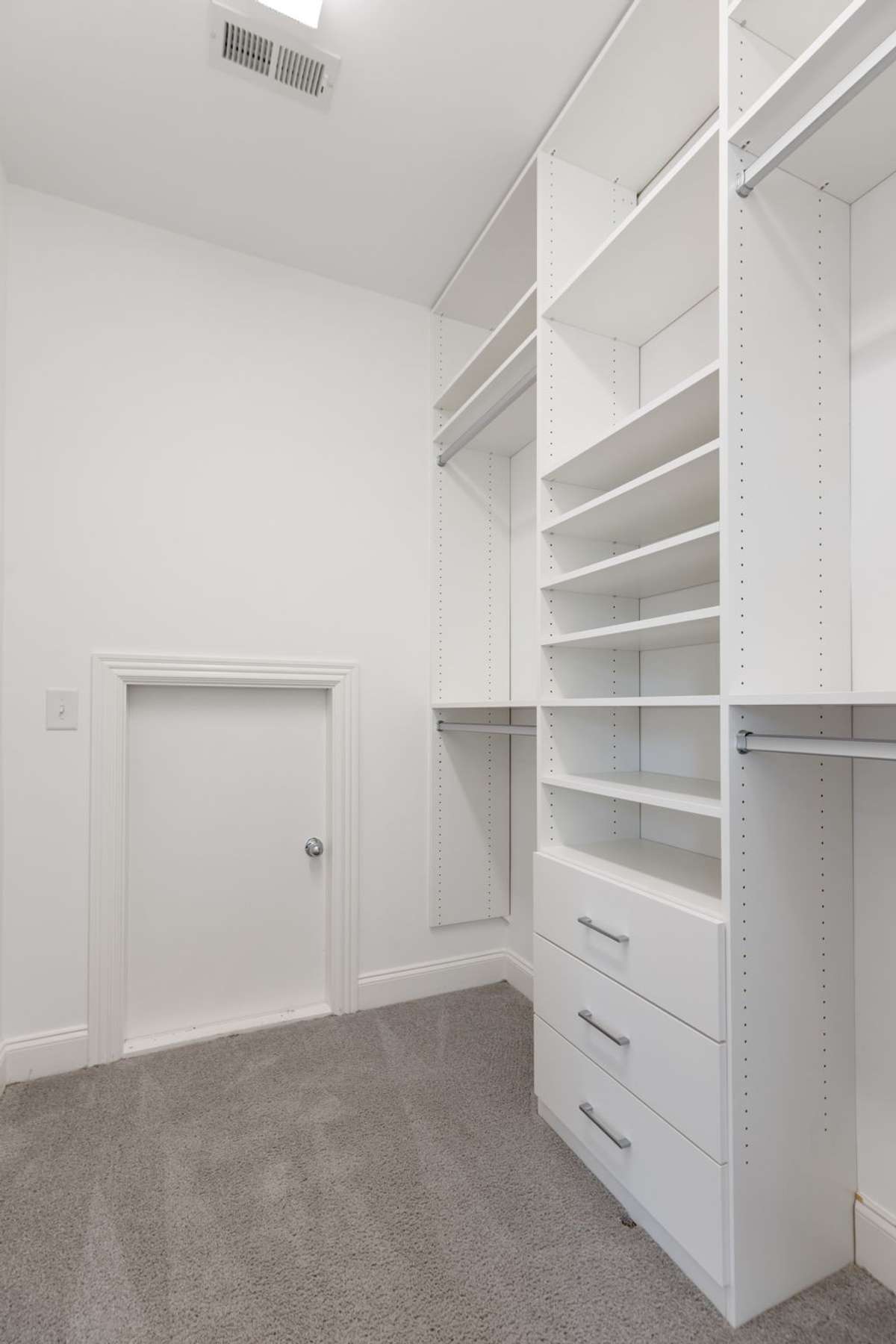 Custom California closets.