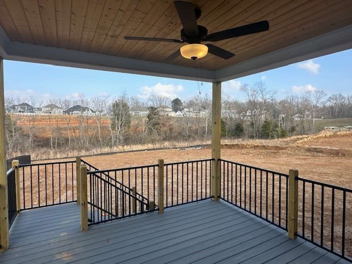 Who is ready for outdoor dining?! With warmer temperatures just around the corner, this covered deck makes the perfect outdoor living space for coffee, reading, and meals with a view!