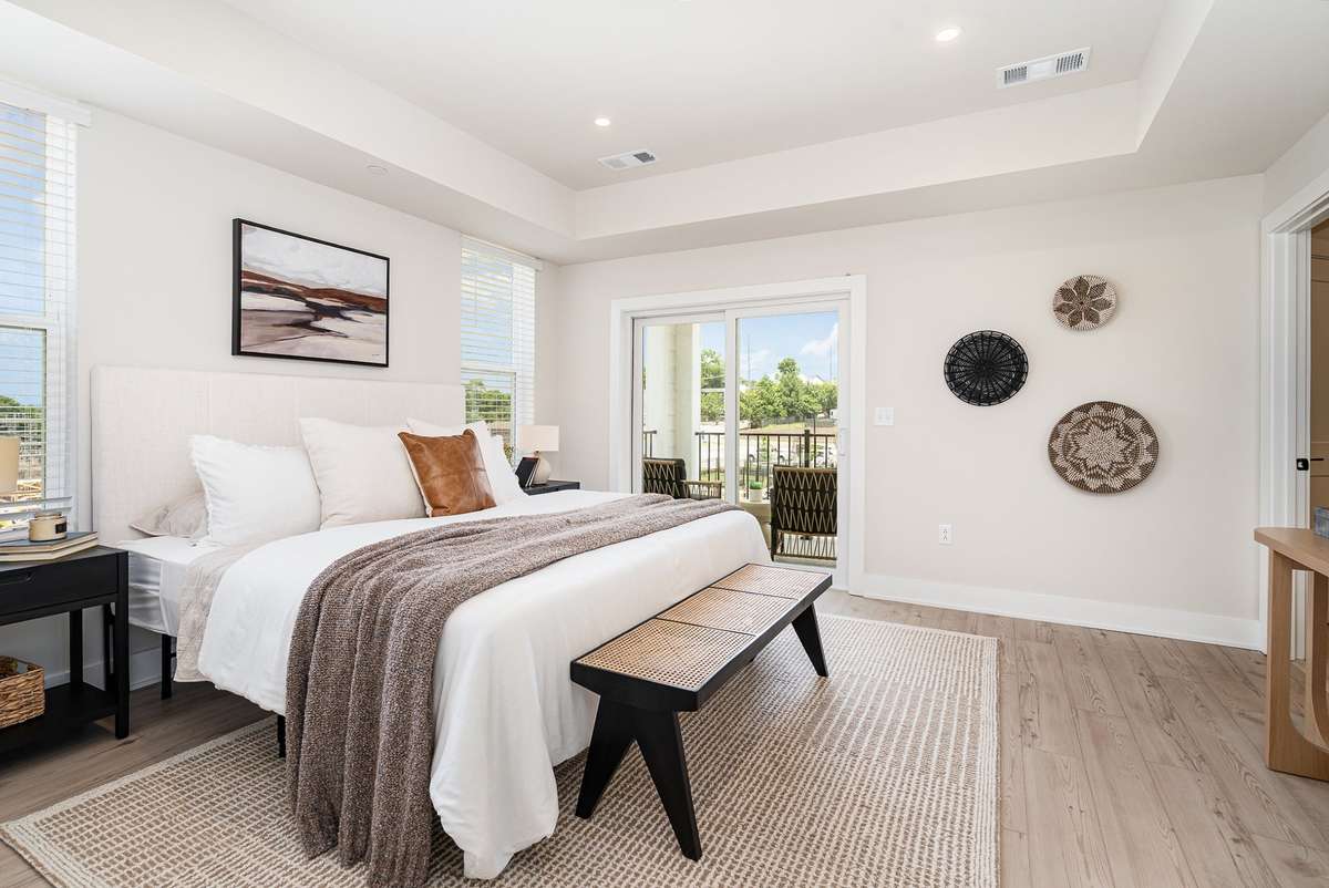 Large windows invite soft natural light that enhances the room’s calm, welcoming atmosphere.*Photos are of a similar floorplan with differing finishes.*