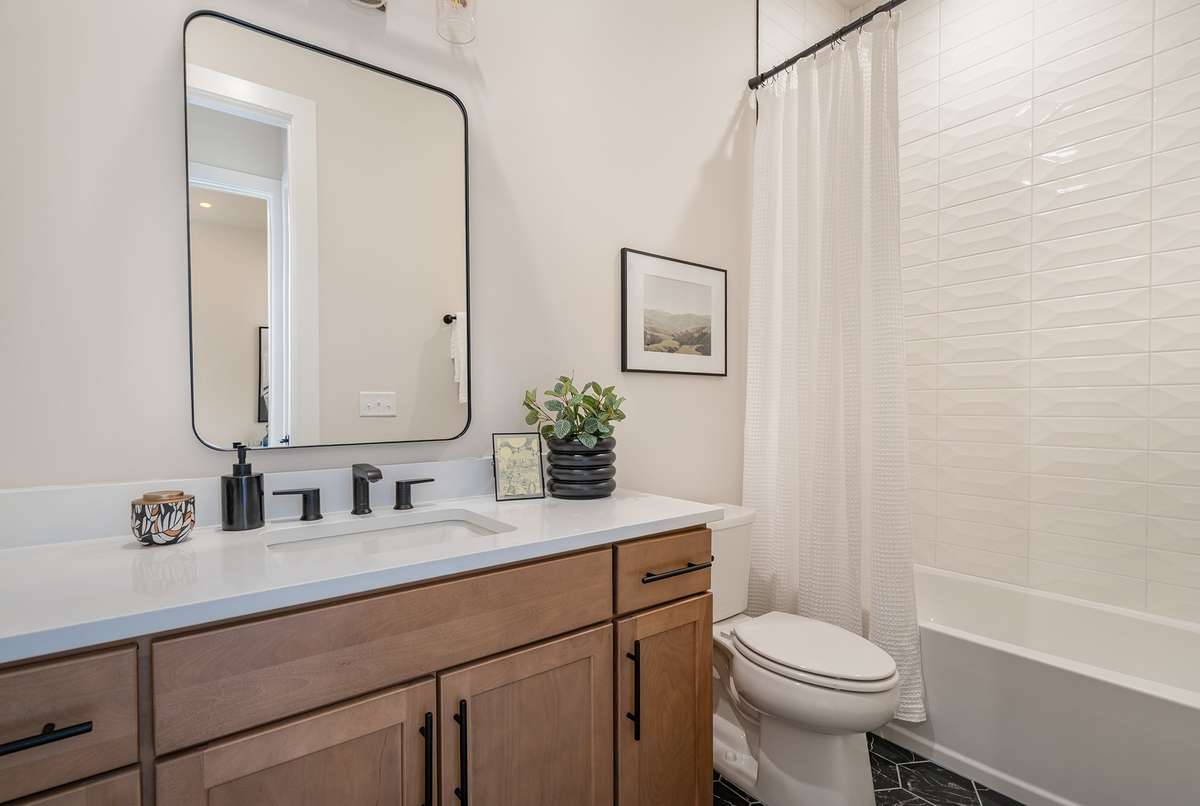 Second floor bath  *Photos are for representational purposes only and are of a similar floor plan with differing finishes*