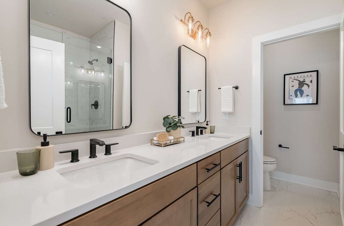 Primary bath  *Photos are for representational purposes only and are of a similar floor plan with differing finishes*