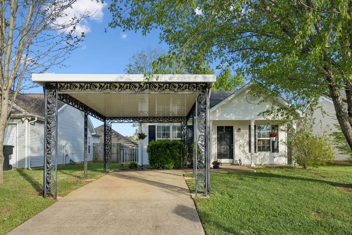 Oversized carport added so you can park your cars with ease & protection from the elements! 2739 Oxford Hall Ave. Murfreesboro, TN 37128