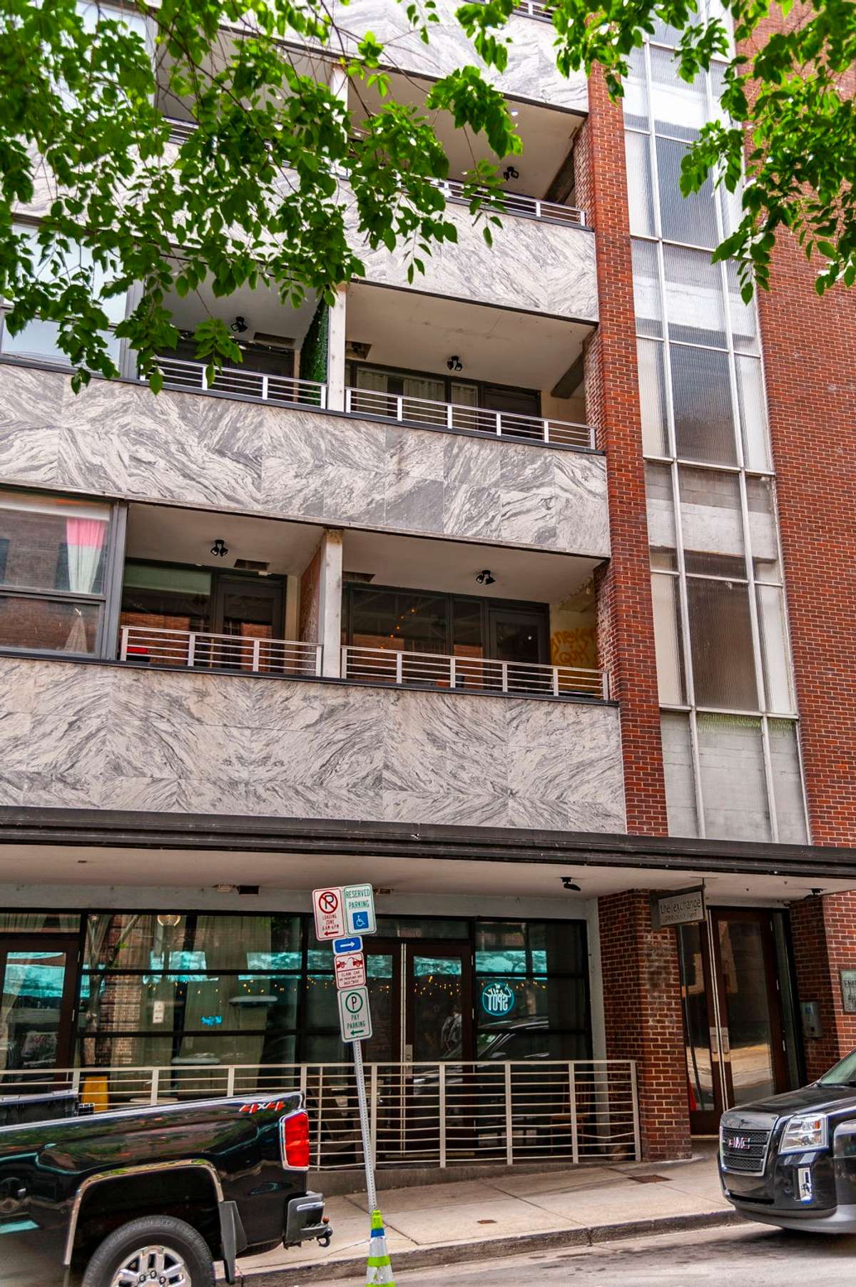 Street view of the Exhange Building