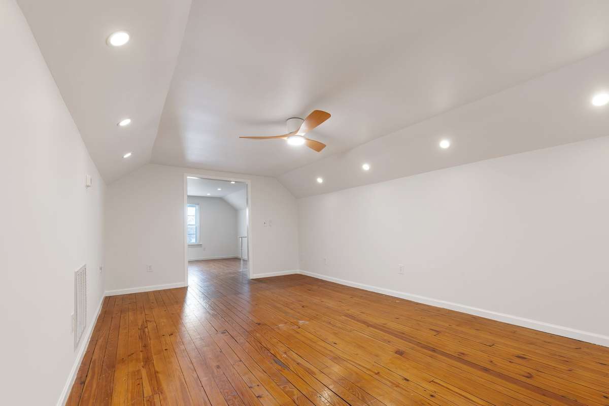 Looking for a project that would make a big impact? We think this room would be amazing with a dormer window. It would provide additional light and additional square footage.