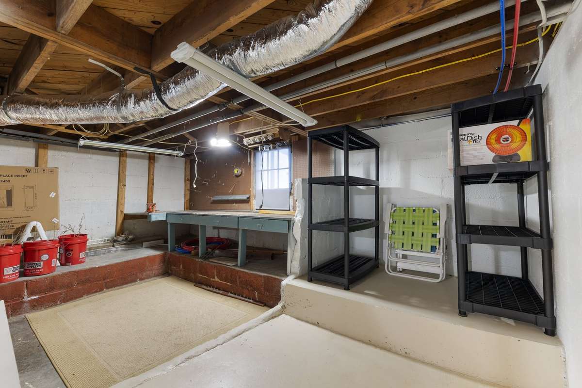Workshop area - workbench remains
