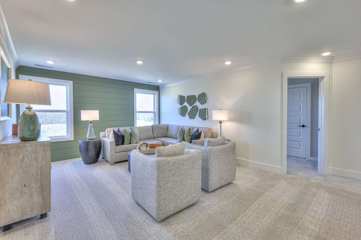 This photo is of a decorated Colburn Model Home.
