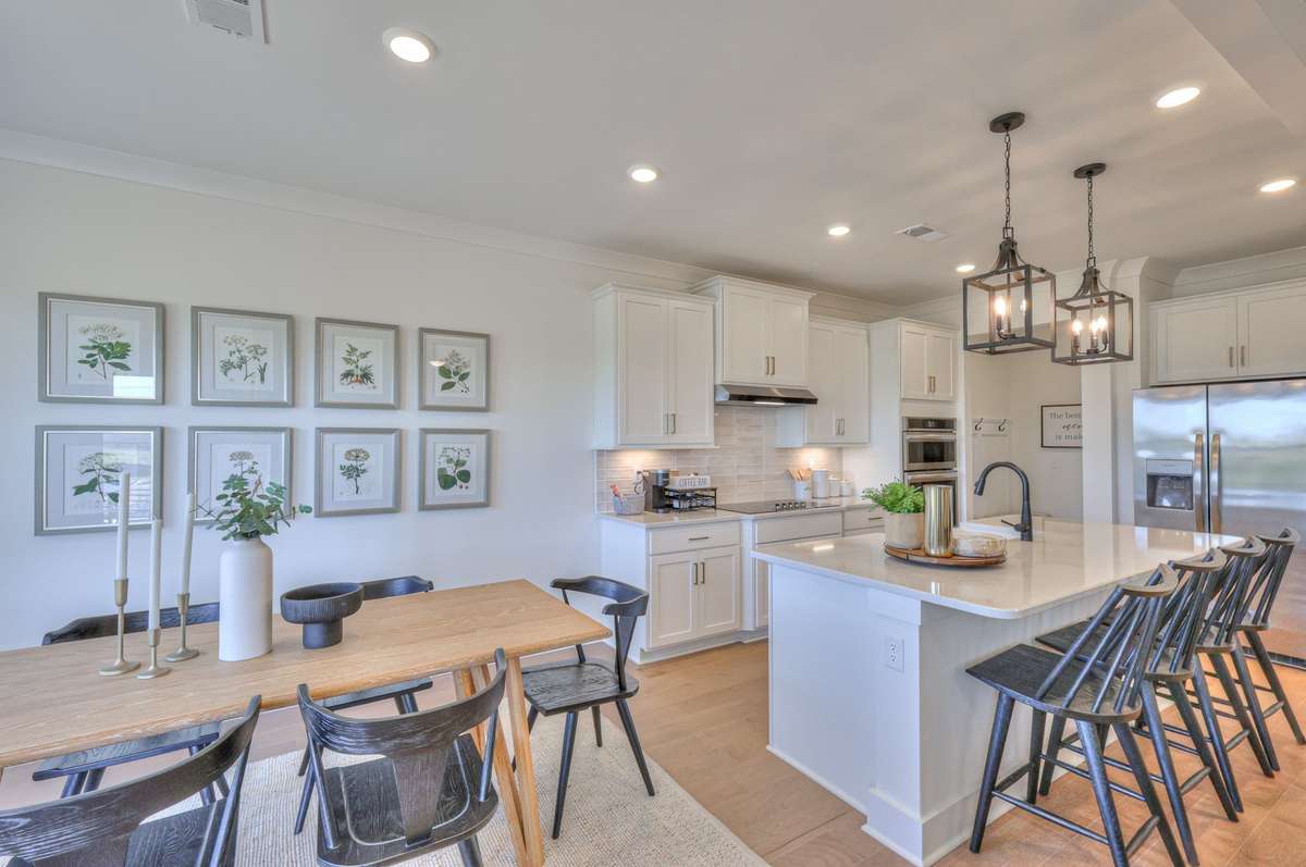 This photo is of a decorated Colburn Model Home.