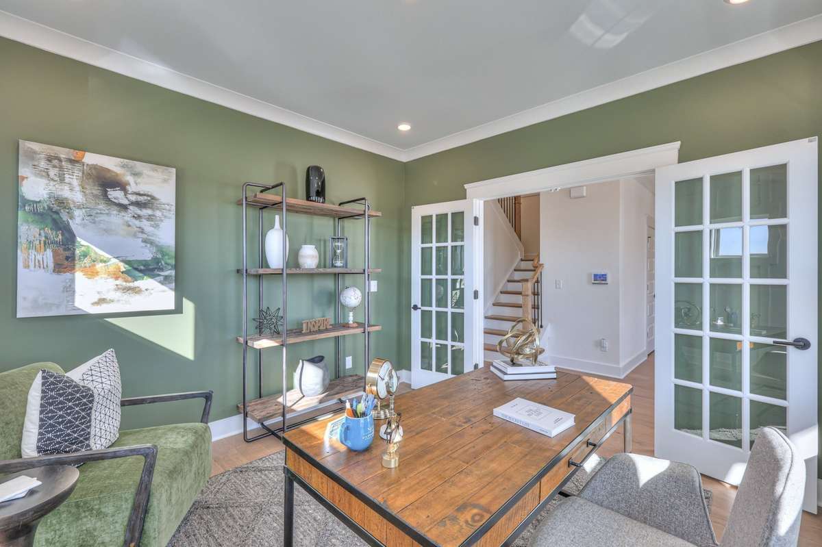 This photo is of a decorated Colburn Model Home.
