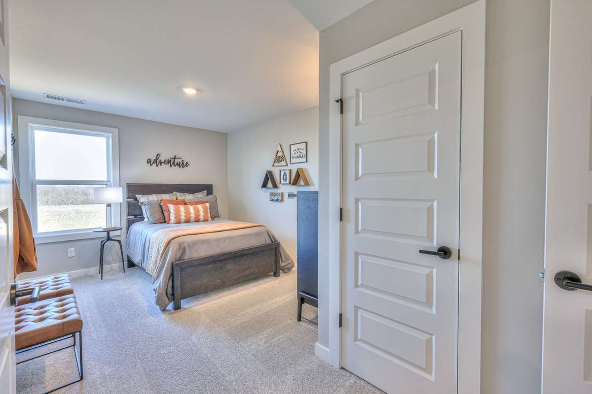 This photo is of a decorated Colburn Model Home.
