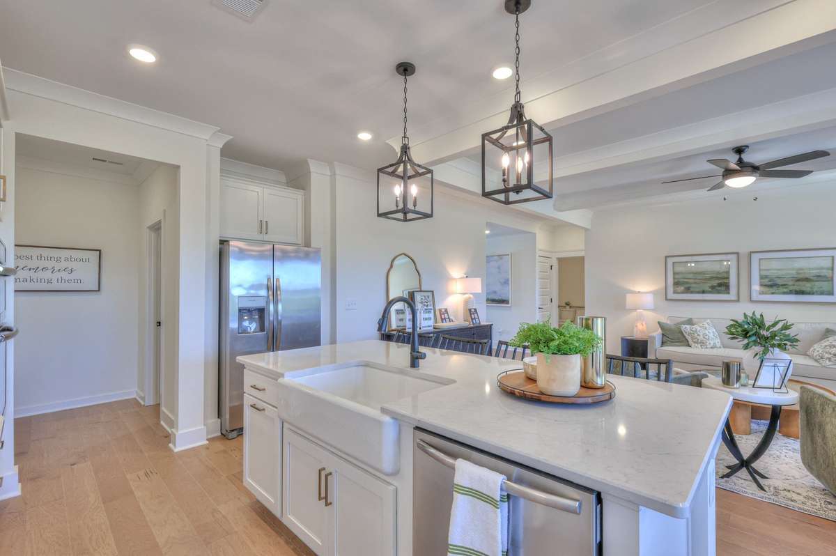 This photo is of a decorated Colburn Model Home.