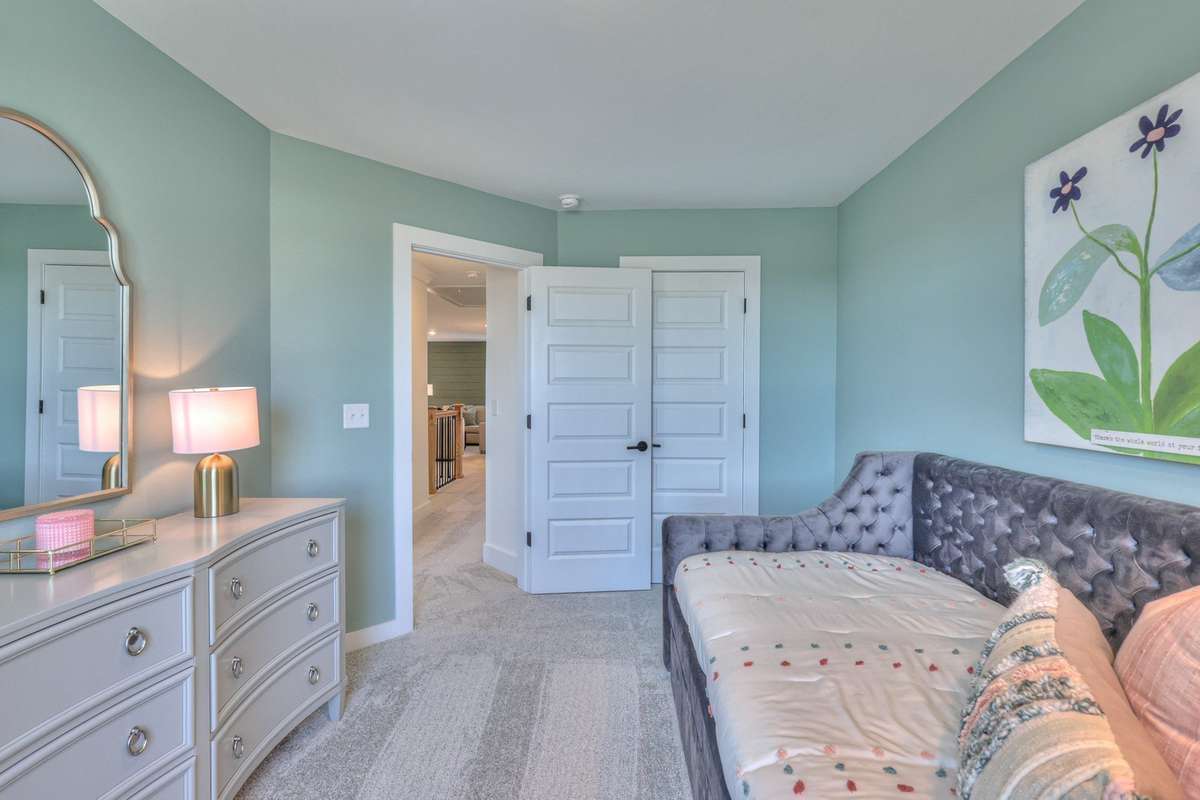 This photo is of a decorated Colburn Model Home.