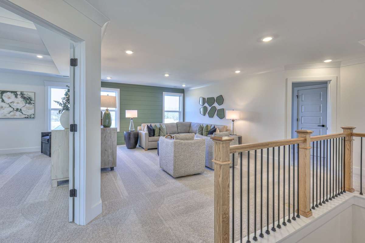 This photo is of a decorated Colburn Model Home.