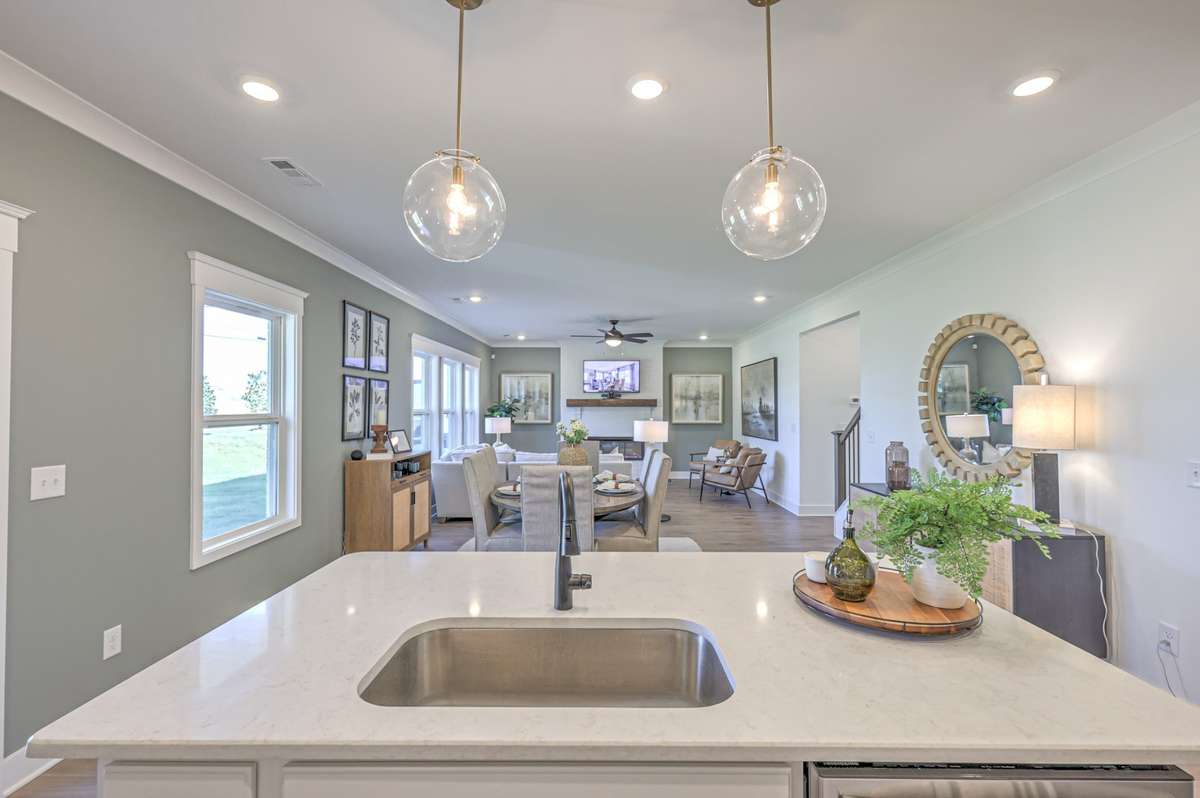 This is a Model Home picture of the Winston.