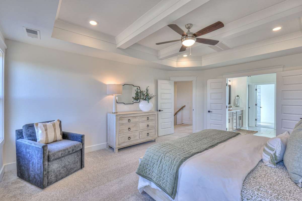This photo is of a decorated Colburn Model Home.