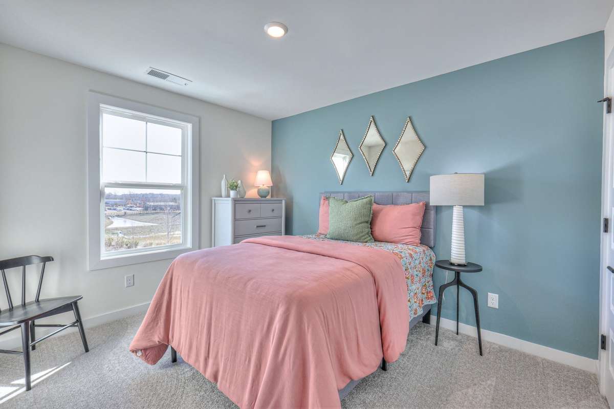 This photo is of a decorated Colburn Model Home.