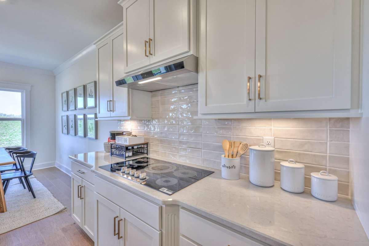 This photo is of a decorated Colburn Model Home.