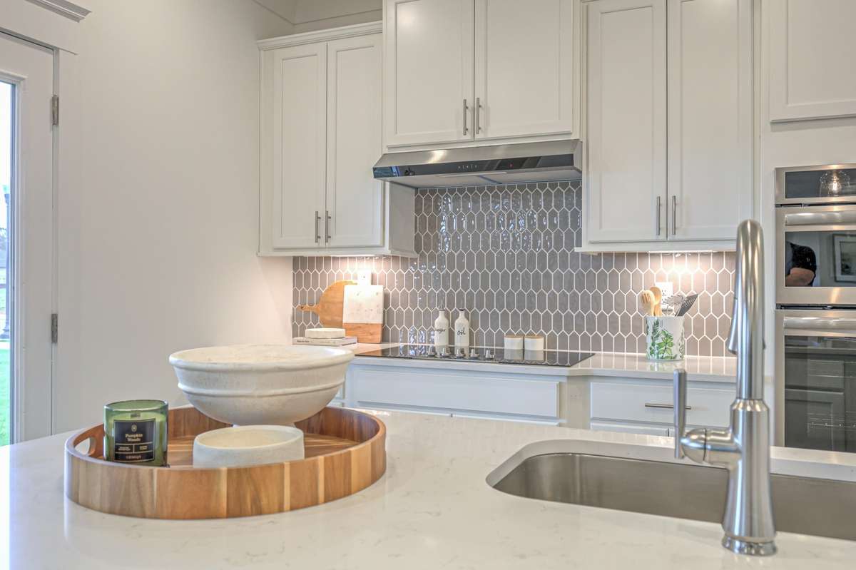 This photo is of a decorated Stanford Model Home.