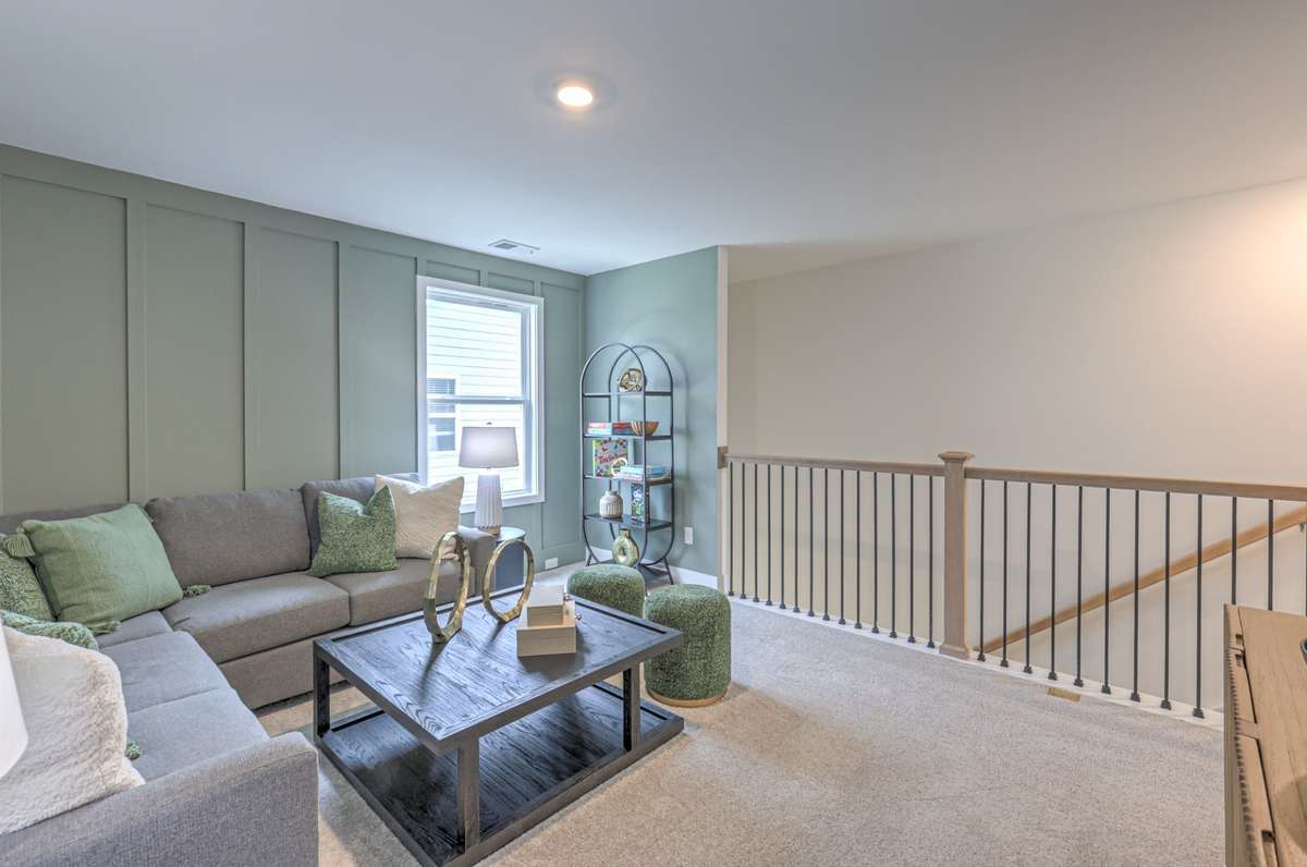 This photo is of a decorated Stanford Model Home.