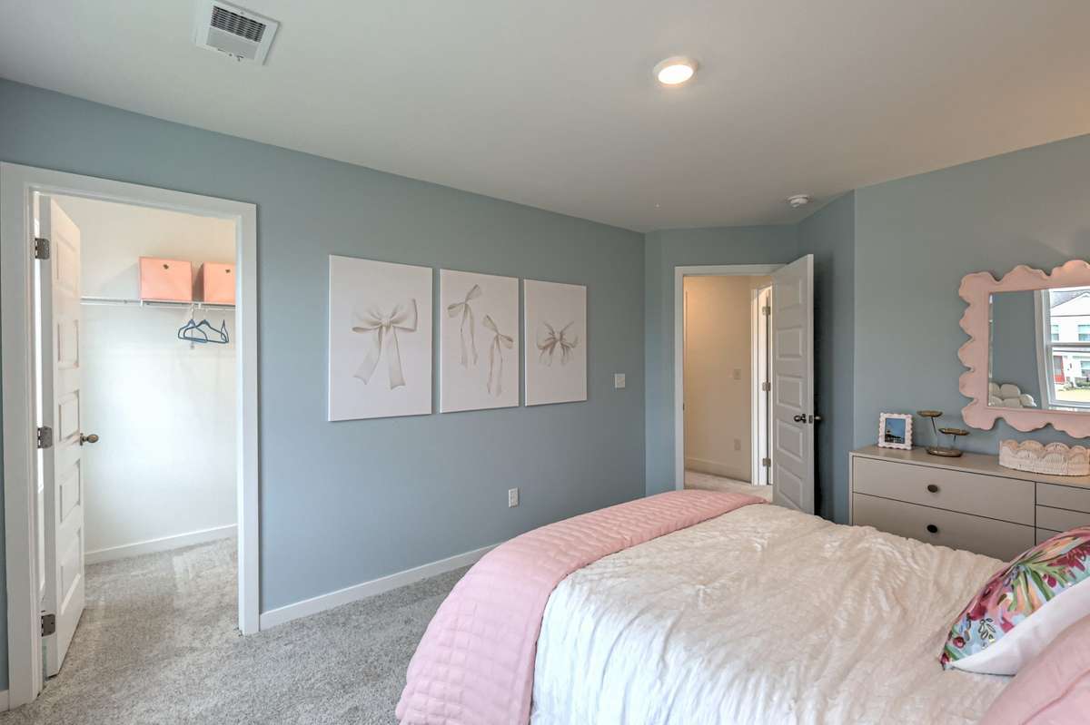 This photo is of a decorated Stanford Model Home.