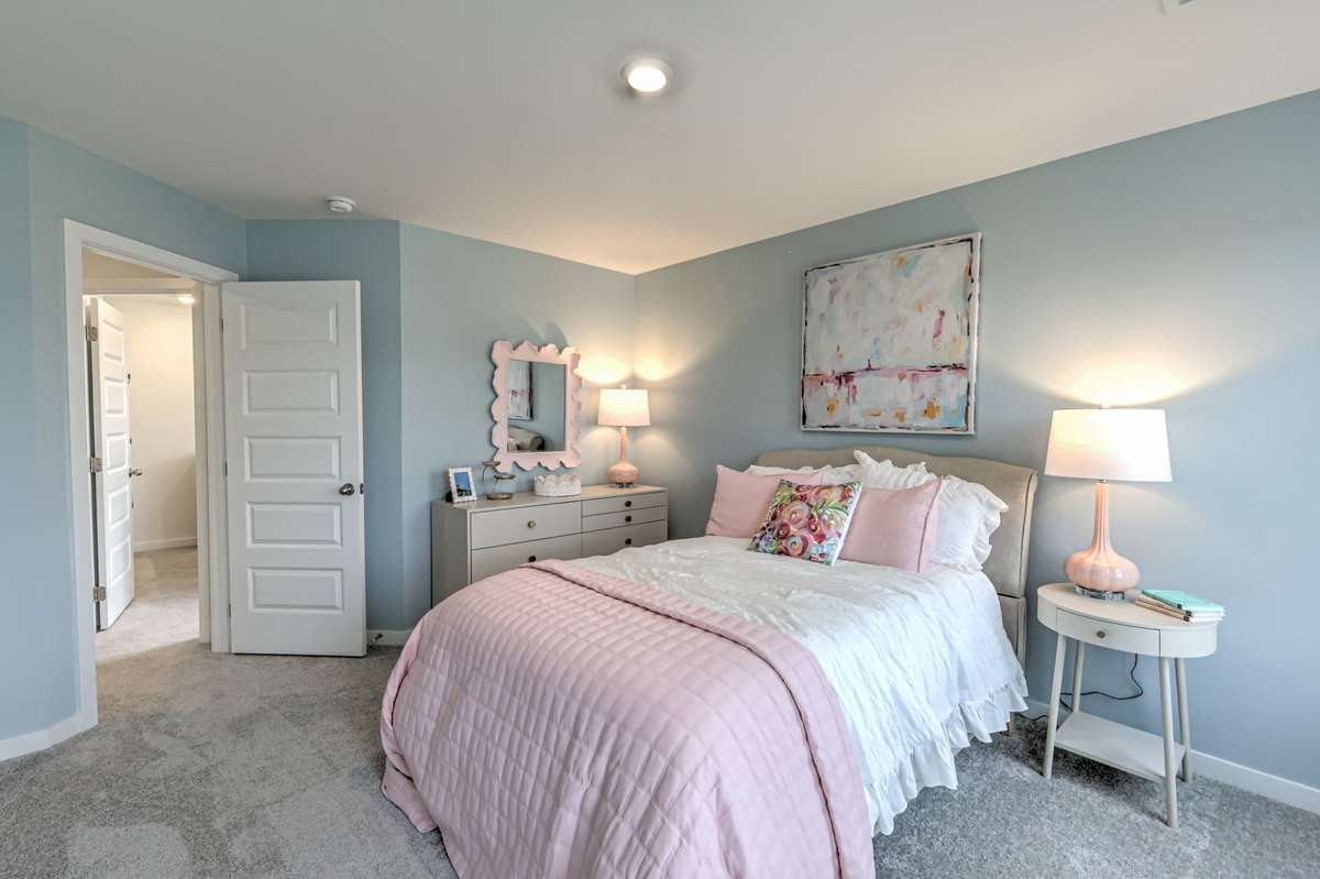 This photo is of a decorated Stanford Model Home.