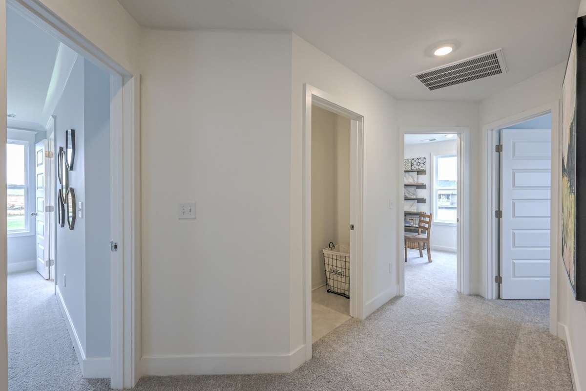 This photo is of a decorated Stanford Model Home.