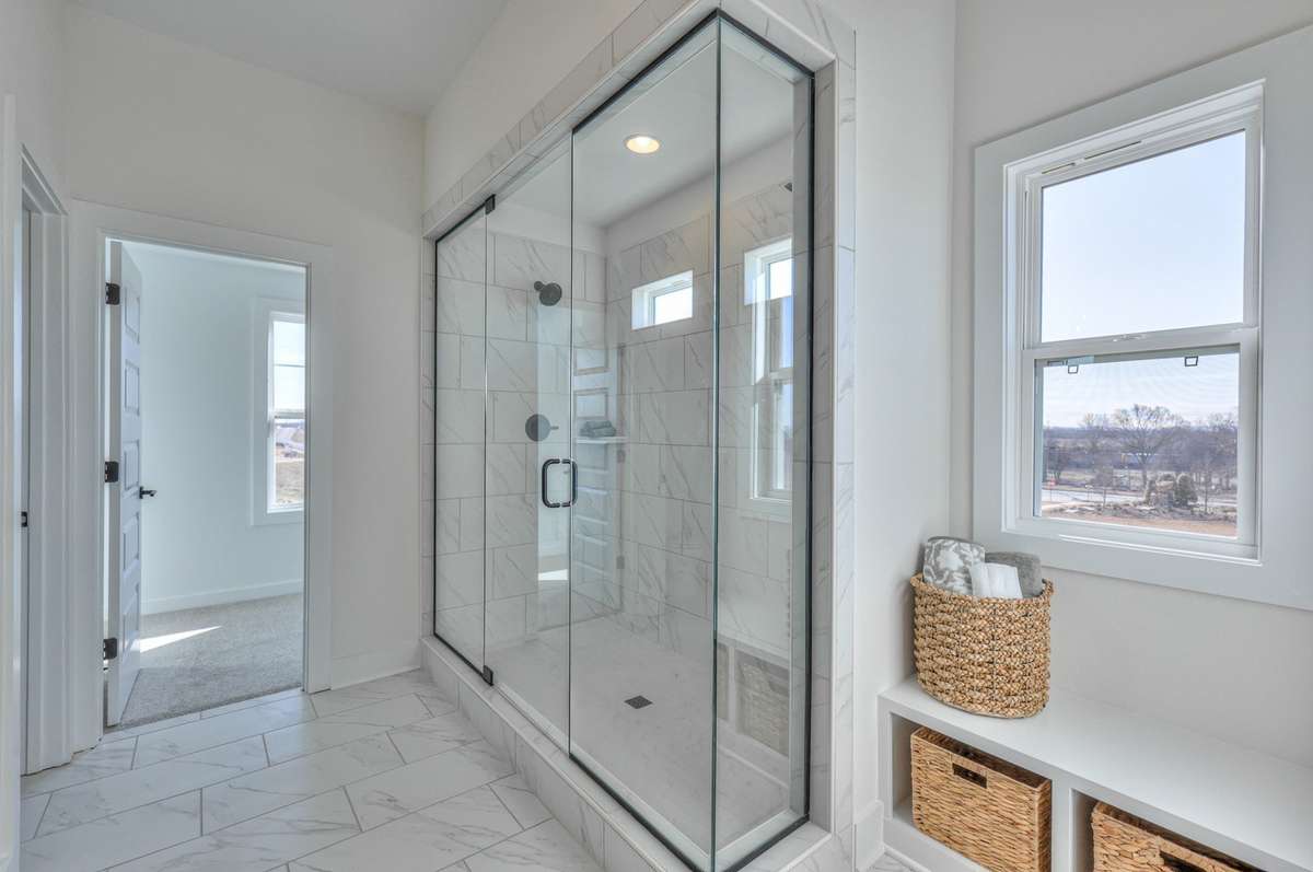 This photo is of a decorated Colburn Model Home.