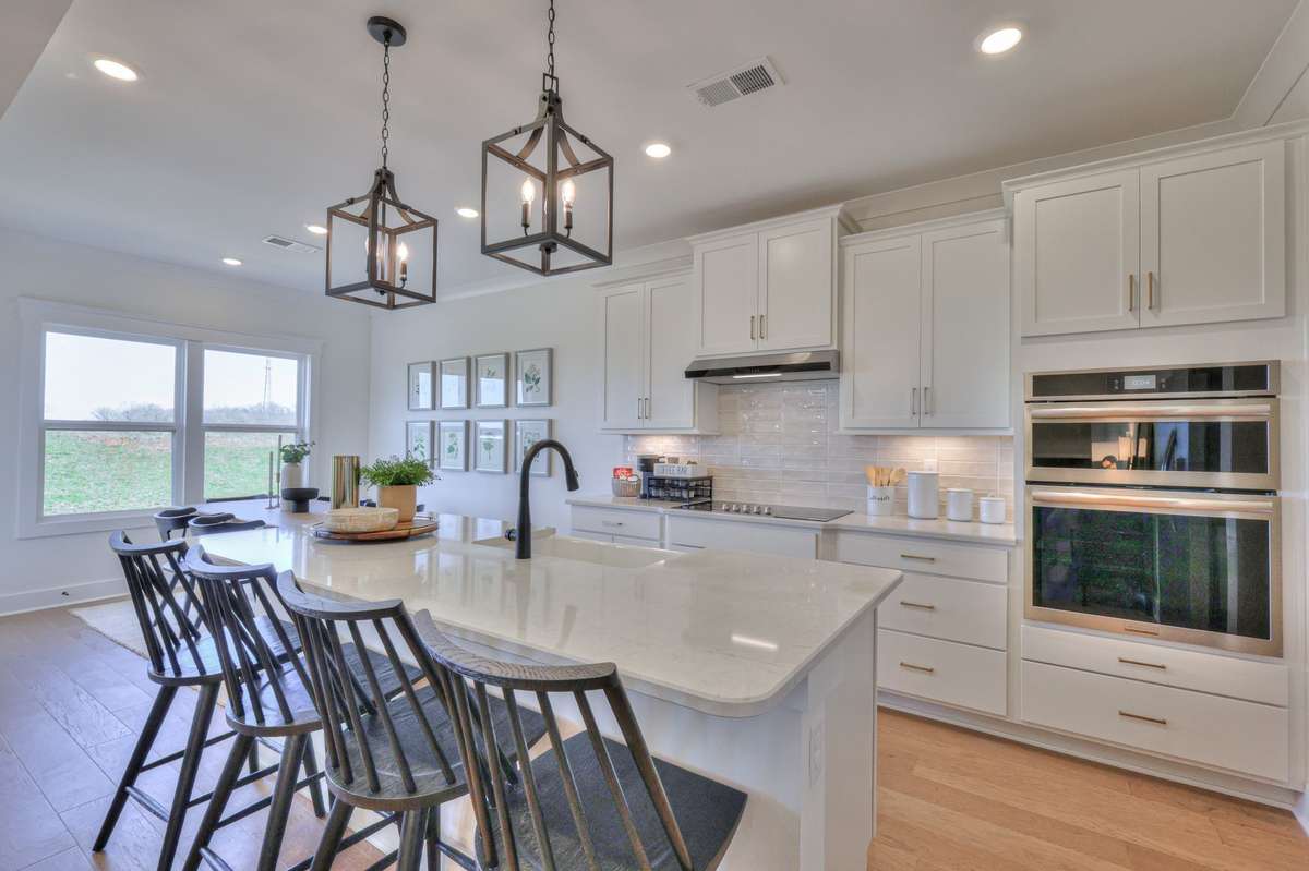 This photo is of a decorated Colburn Model Home.