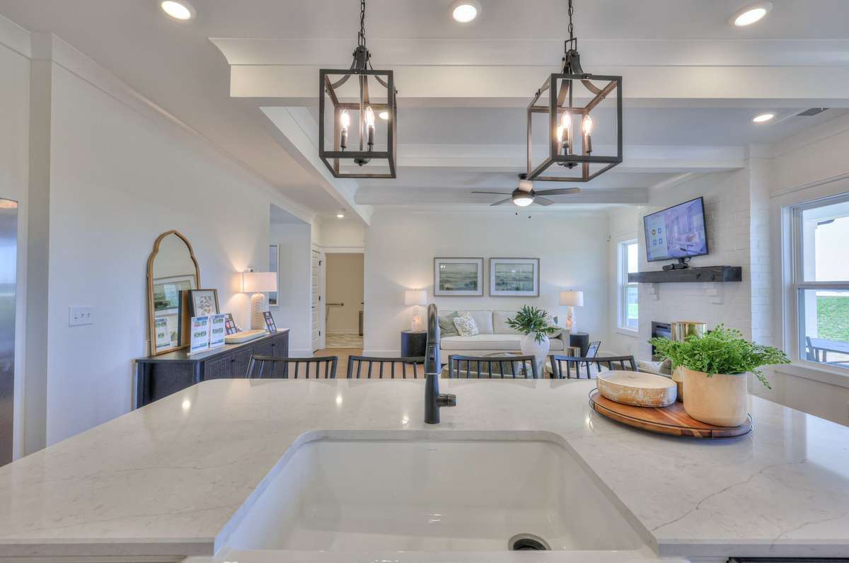 This photo is of a decorated Colburn Model Home.