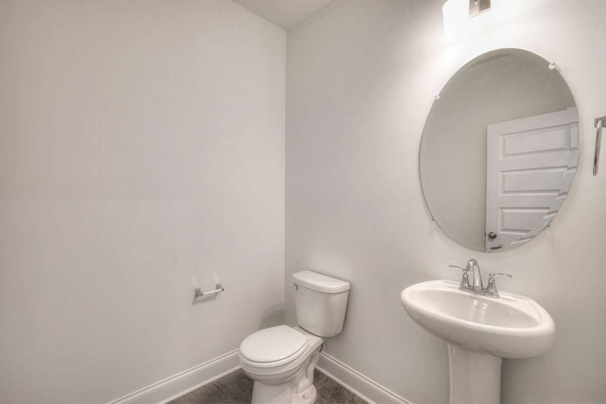 This photo is a sample of the Sutherland floorplan.  Options and exterior will vary depending on customer selections and preferences.