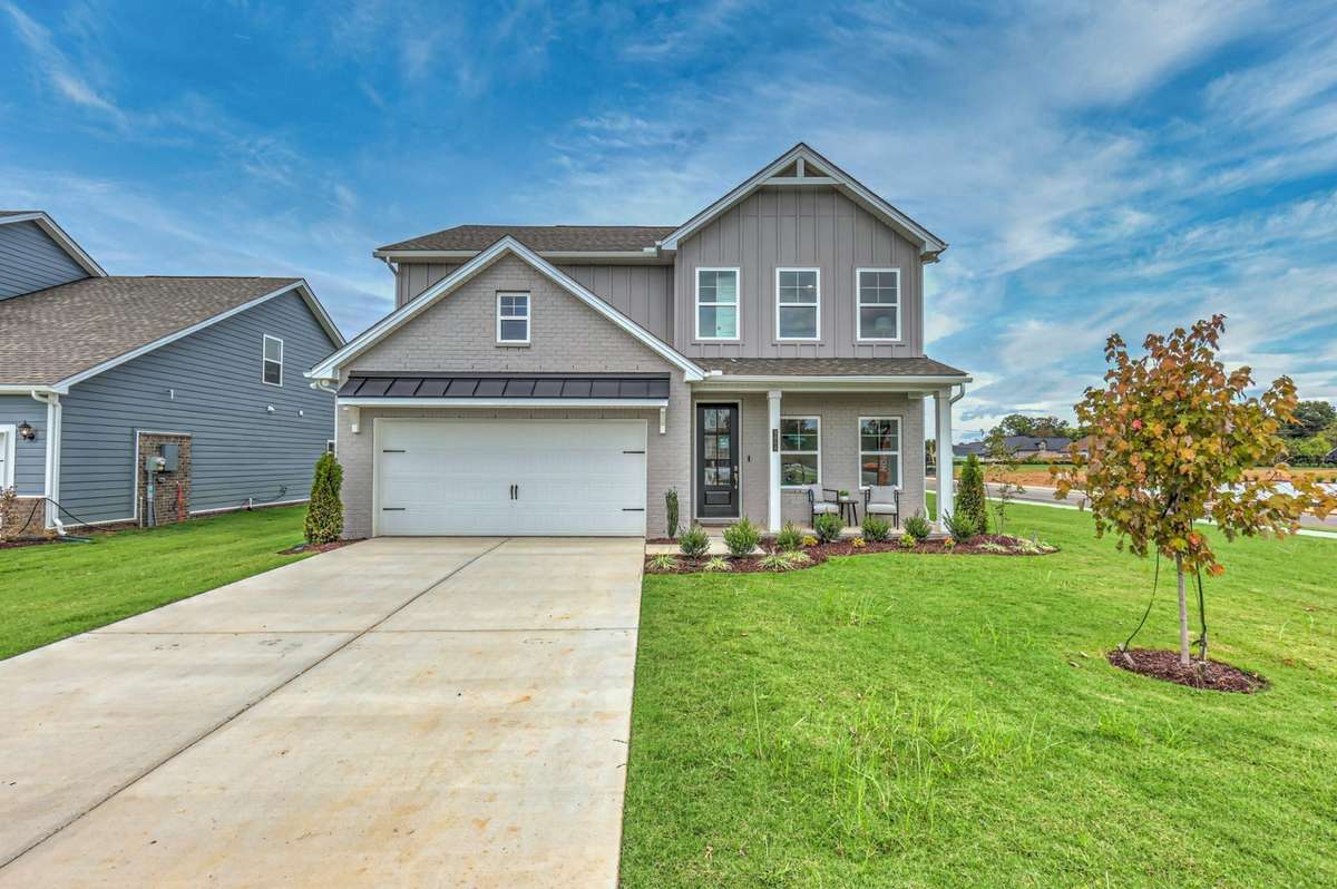 This photo is of a decorated Stanford Model Home.