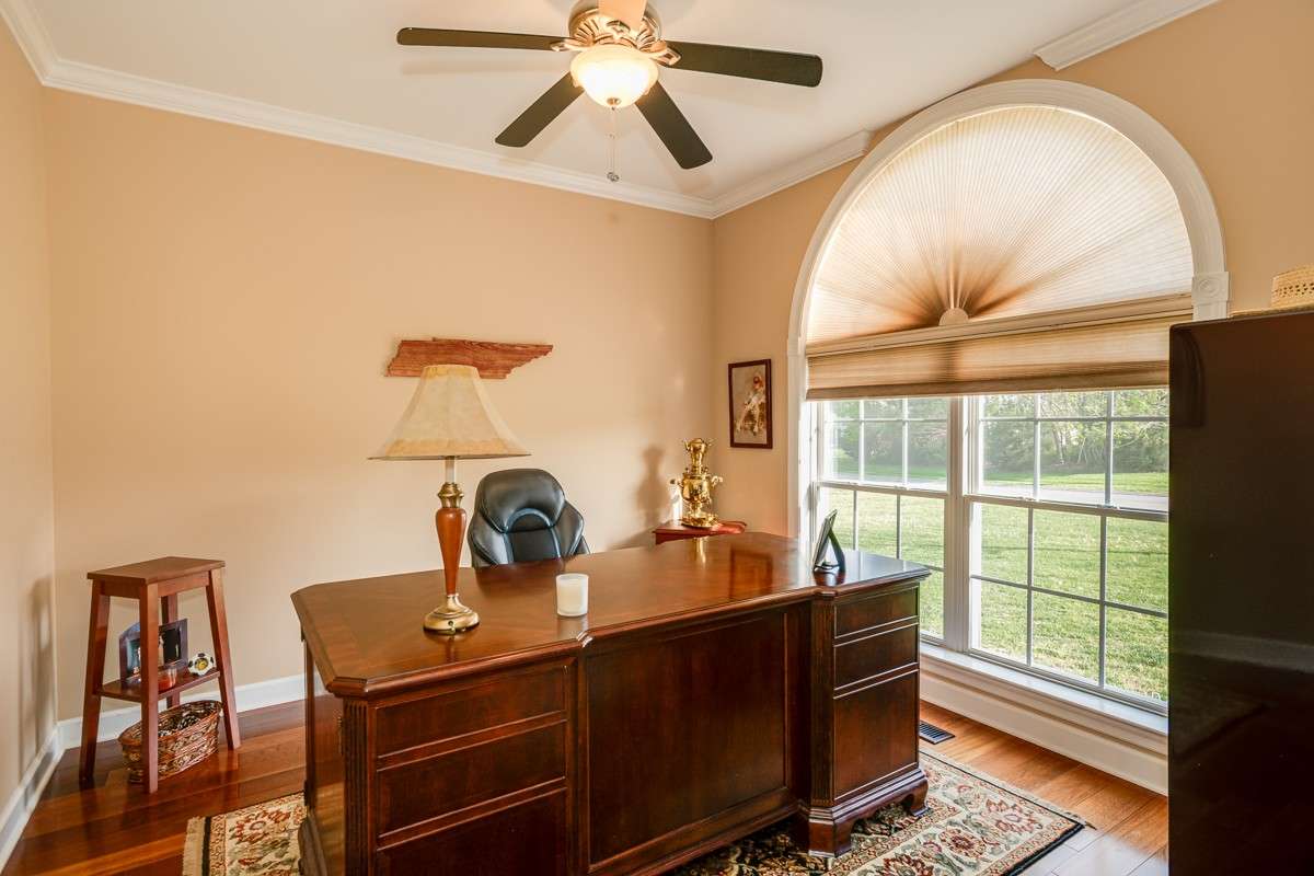 Home Office off of the entry