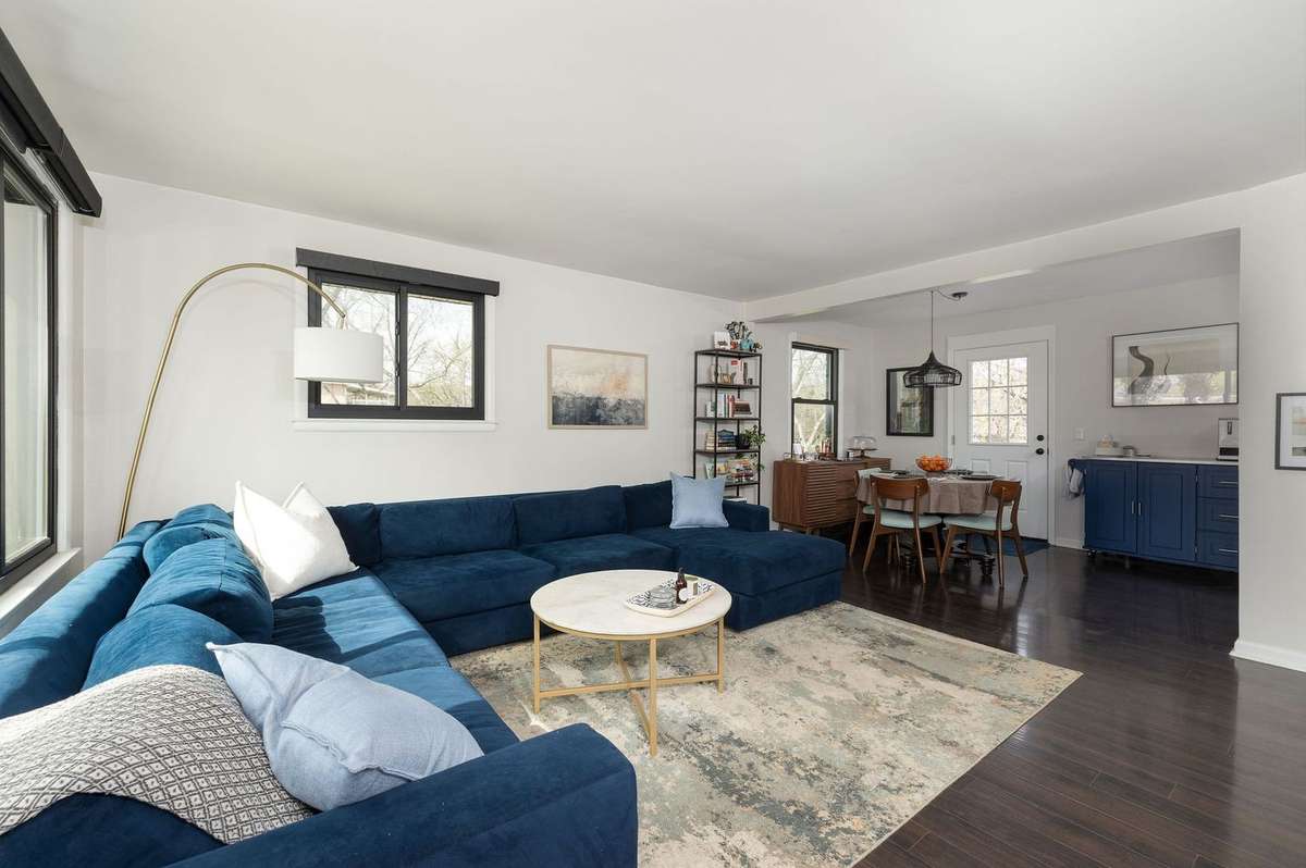 hardwood floors throughout the first floor
