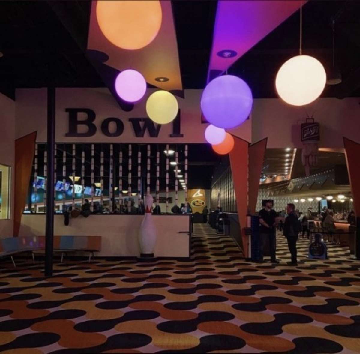 East Side Bowl--get the shepherds pie and stay for a show. This midsized venue often has nationally acclaimed bands and community events