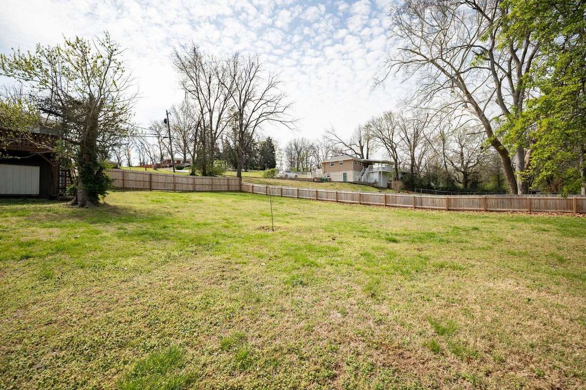 Fully enclosed with a fence line.