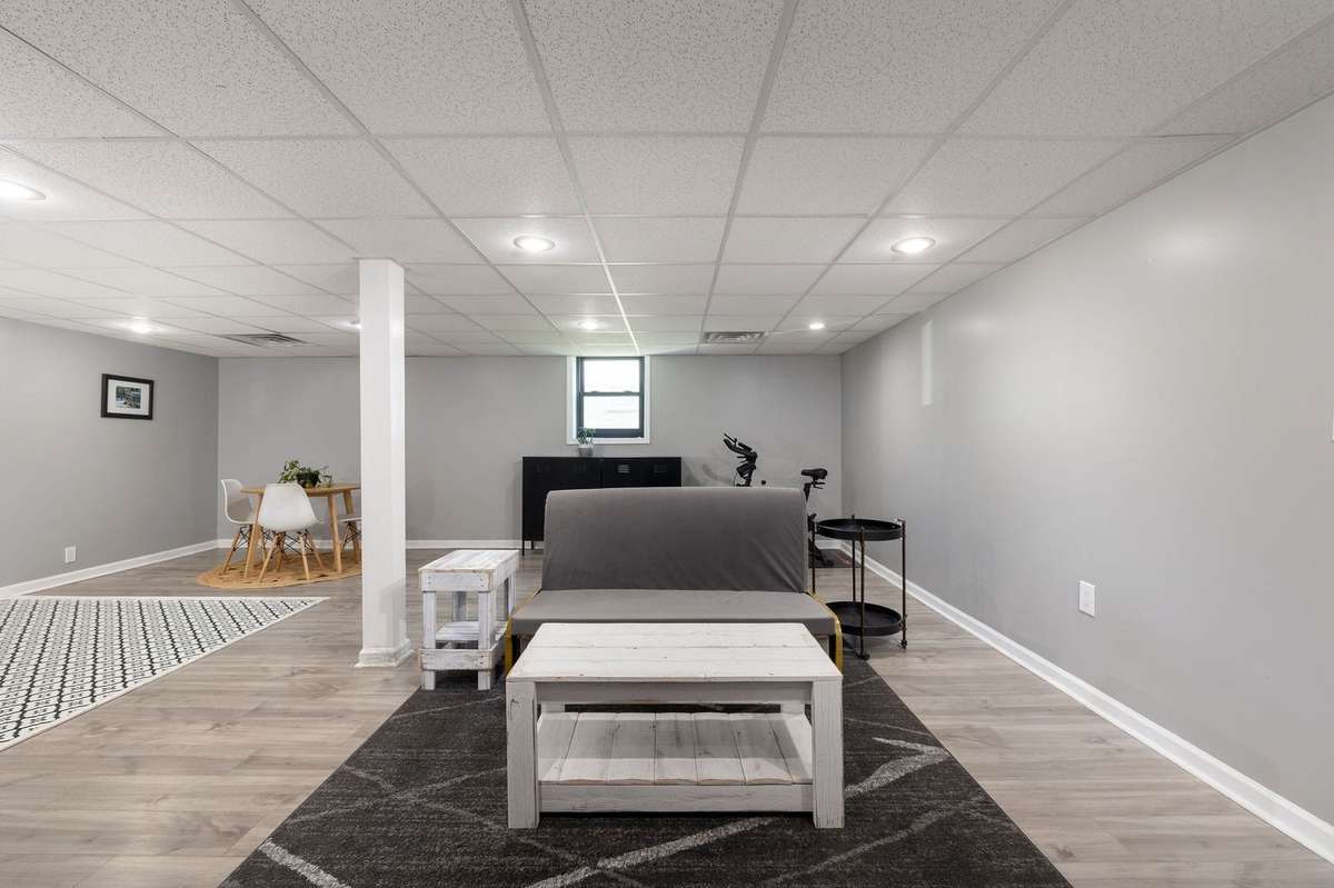 With much of the basement suite being above grade, this space gets great light