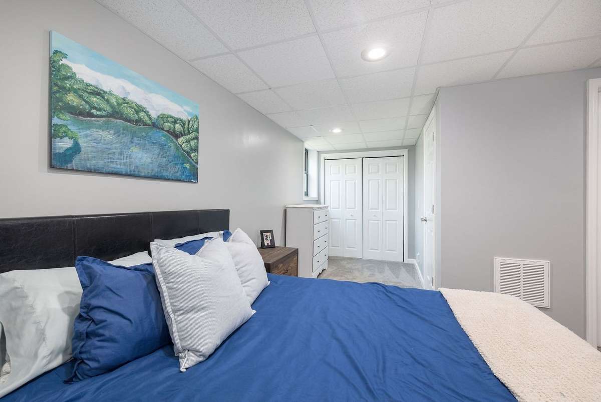 a cozy nook which is large enough to fit an office in the bedroom should you desire