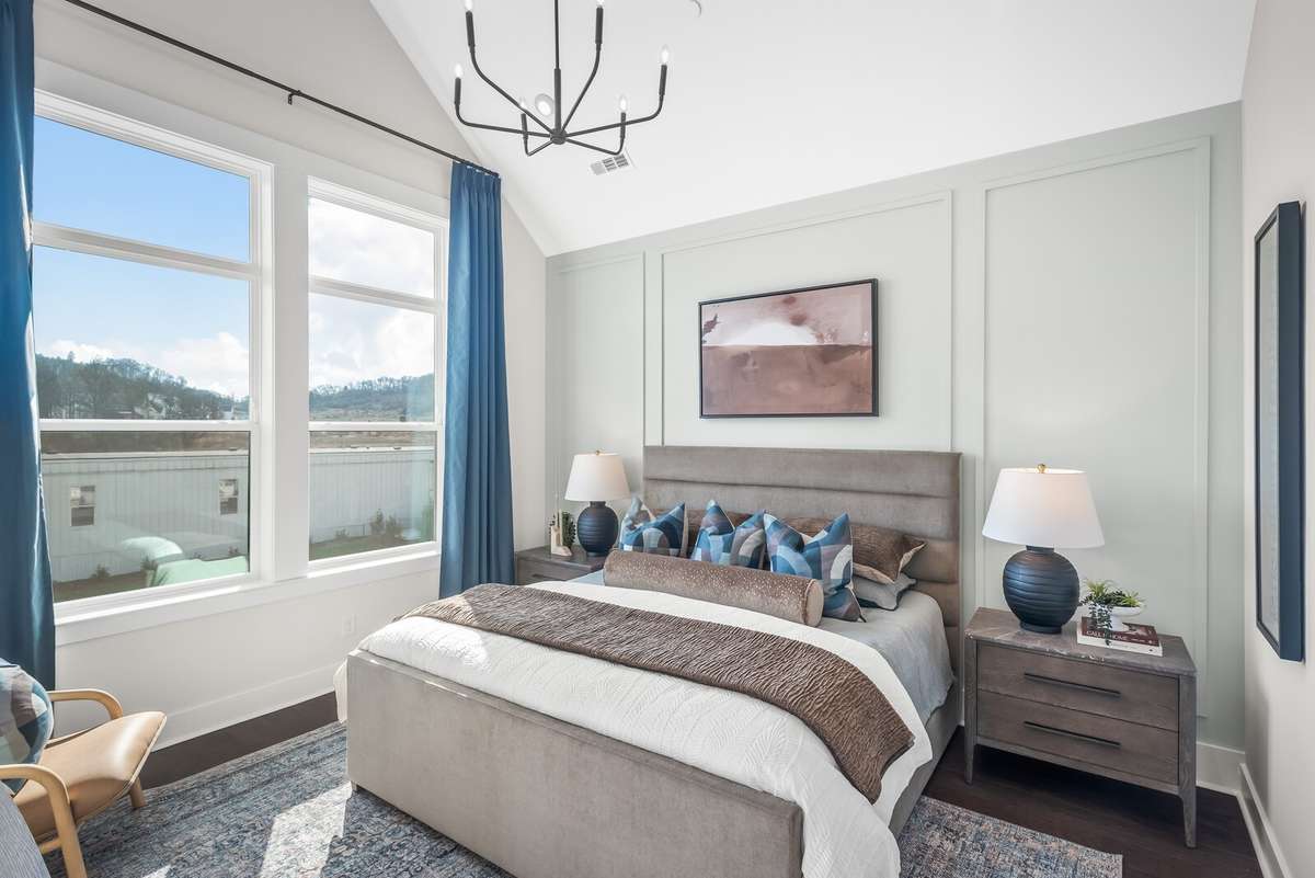 Photos shown are of a model home and are for illustrative purposes only. The actual home will vary in finishes, materials, colors, options, and upgrades. Buyers should verify all features and selections prior to purchase.