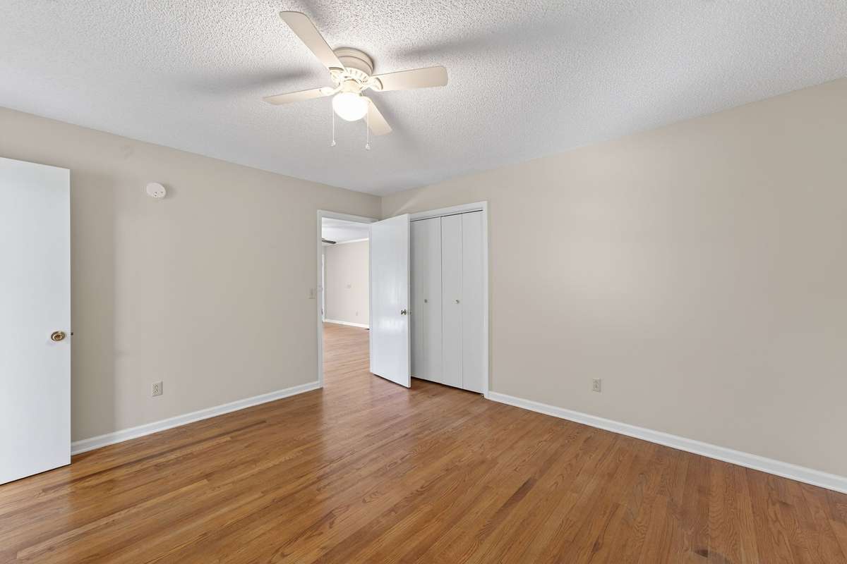 spacious primary bedroom