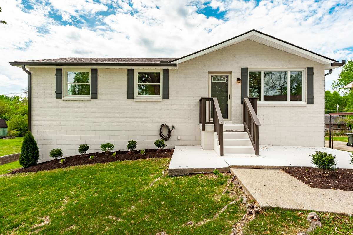 Welcome to this beautifully renovated painted brick ranch featuring a charming front patio & classic curb appeal. With a full unfinished basement offering incredible expansion potential, this home blends move-in ready comfort with future opportunity.