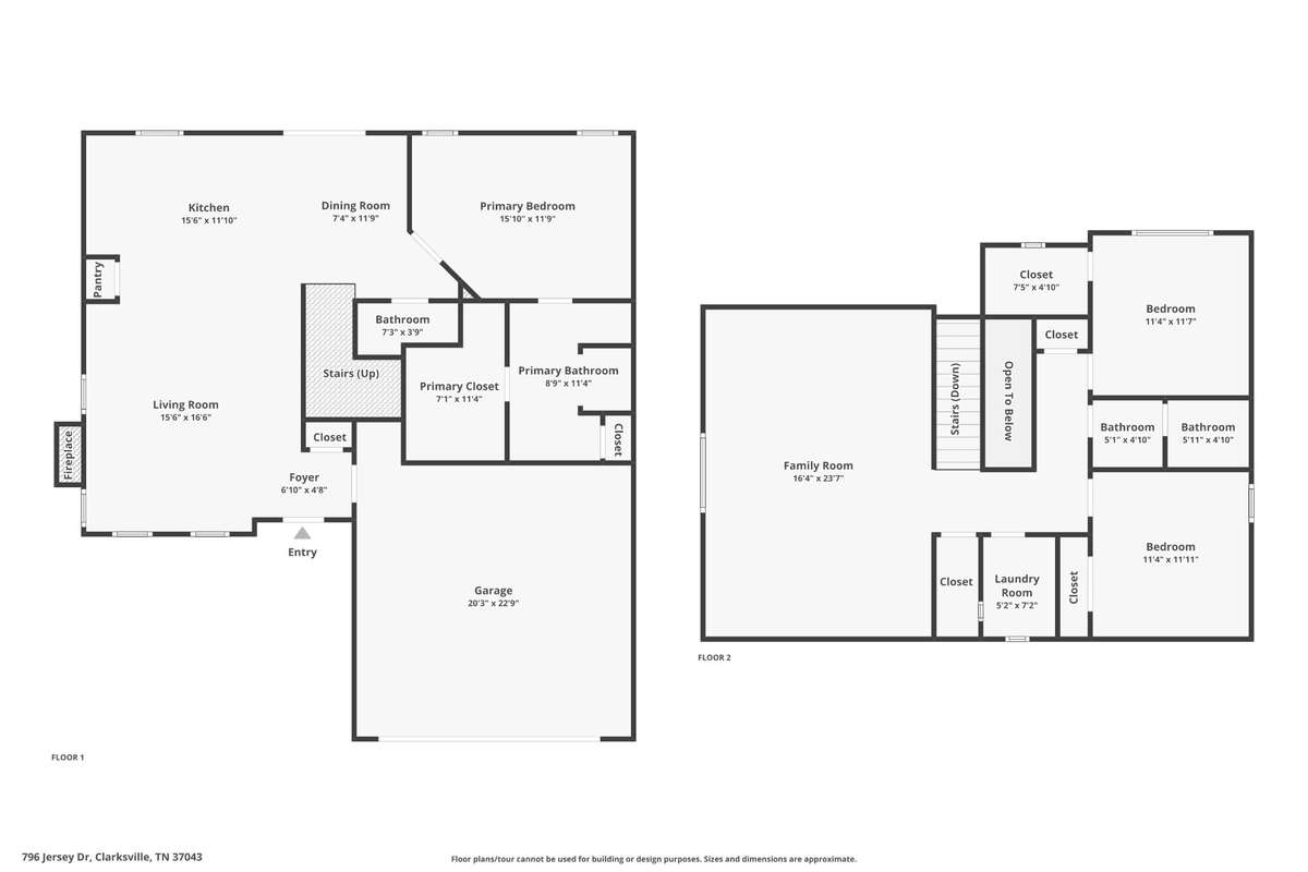 This great open floor plan is very functional, inviting, and every room has its own privacy.  Wonderful closet space in each bedroom, plus extra storage closets as well!  Visit the link to a virtual walk-through of the home in the media section.