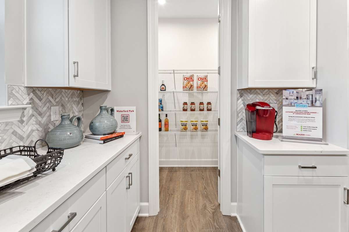 All photos are of model home