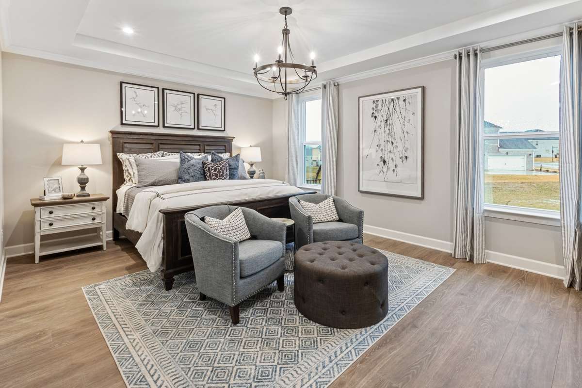 All photos are of model home
