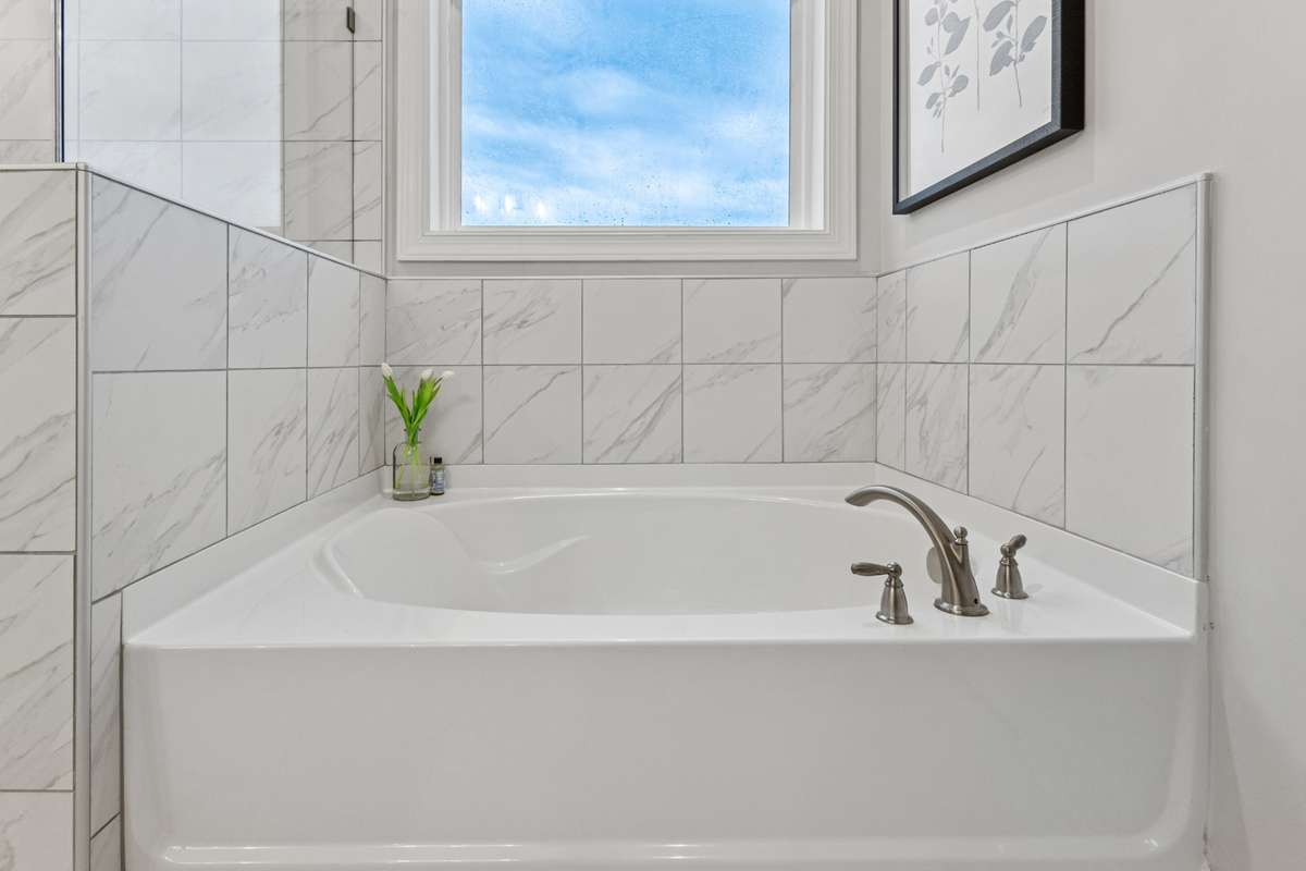 All photos are of model home