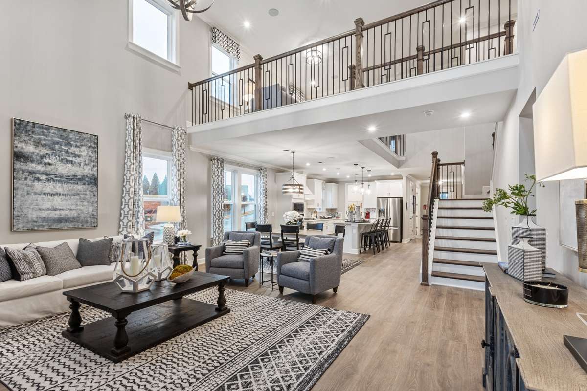 All photos are of model home